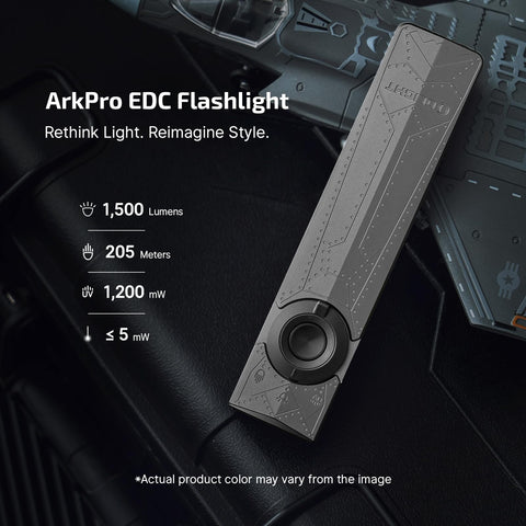 OLIGHT ArkPro UV light for item verification and checks.