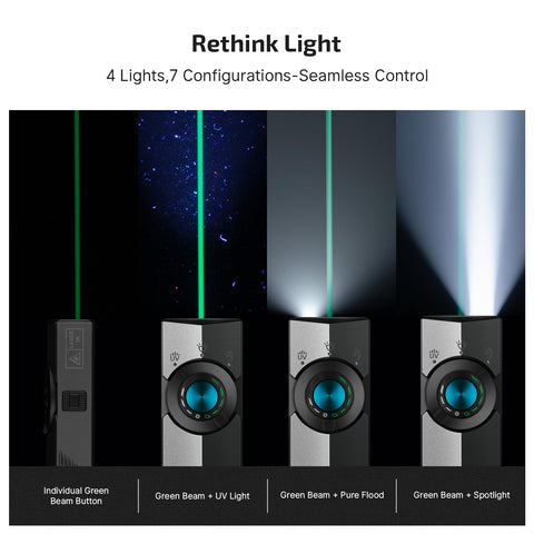 OLIGHT ArkPro UV light reveals hidden details on surfaces