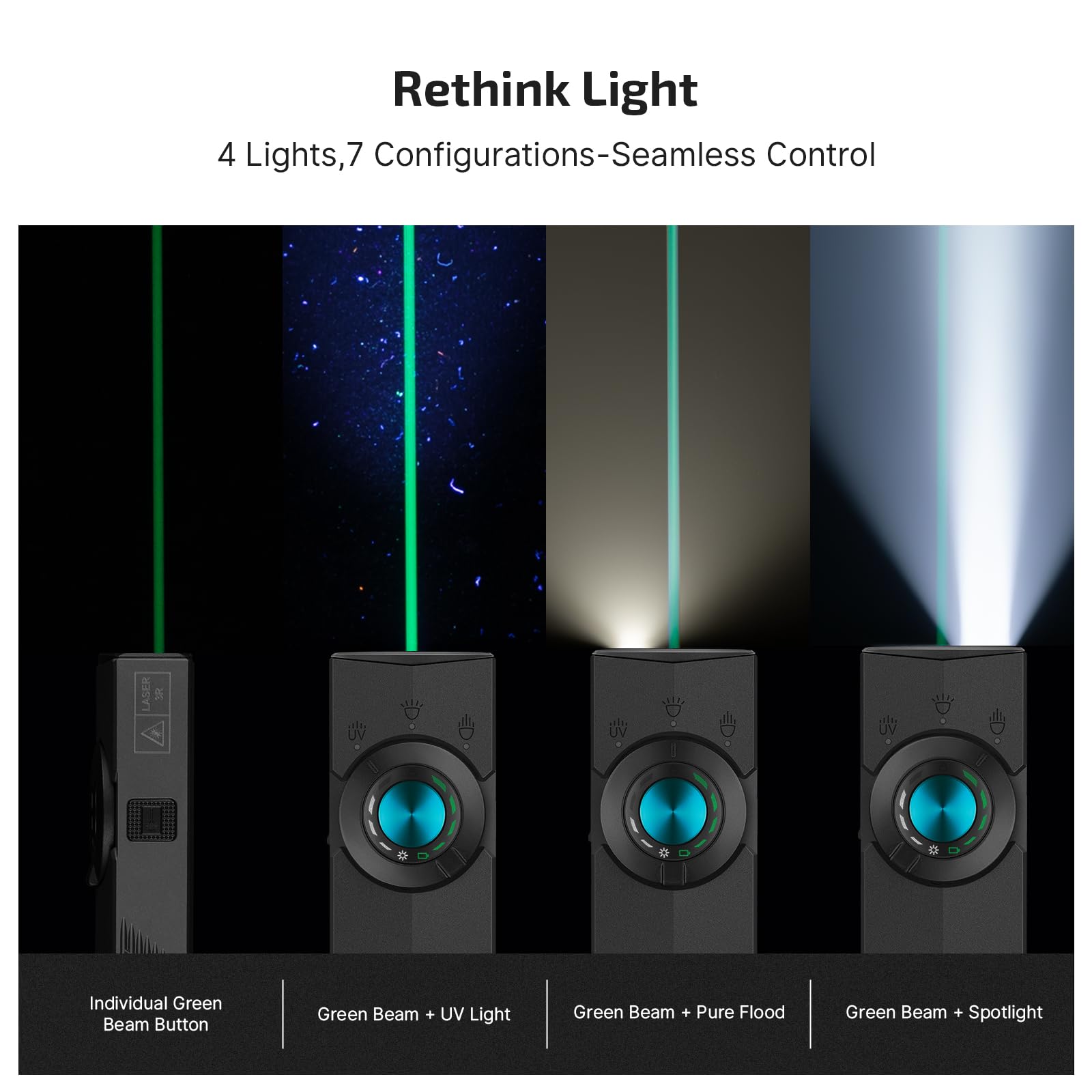 OLIGHT ArkPro-white-led illuminates spaces with high brightness for dark environments.