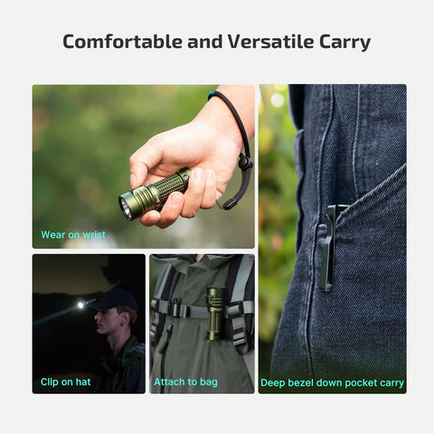 OLIGHT BatonTurbo-lanyard-attachment supports hands-free use on hikes