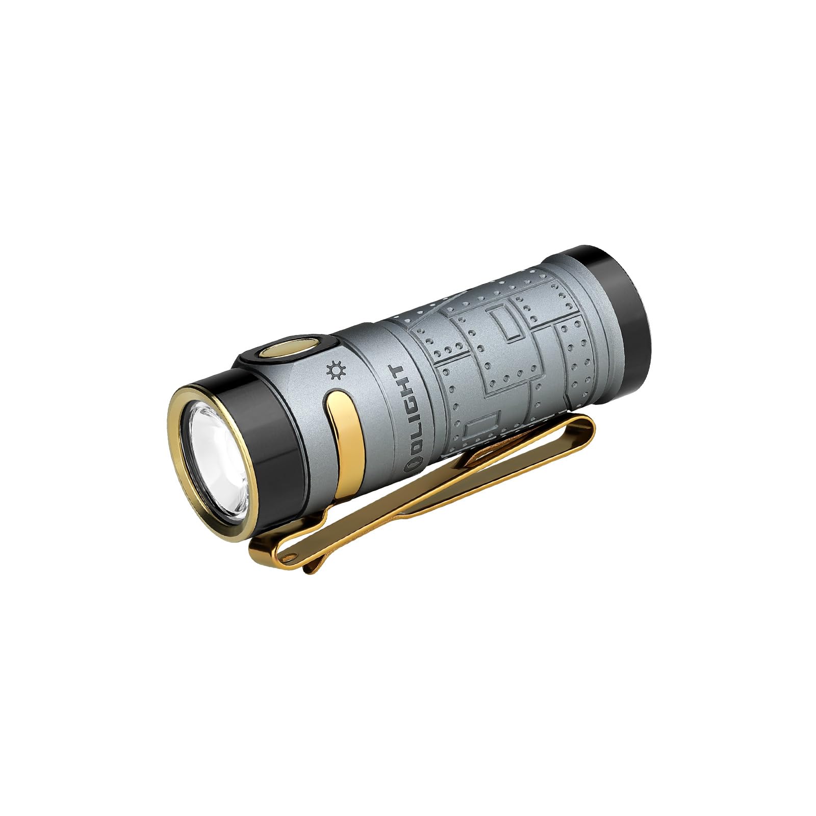 OLIGHT Baton4 airplane-inspired centre lines design for a premium look and grip