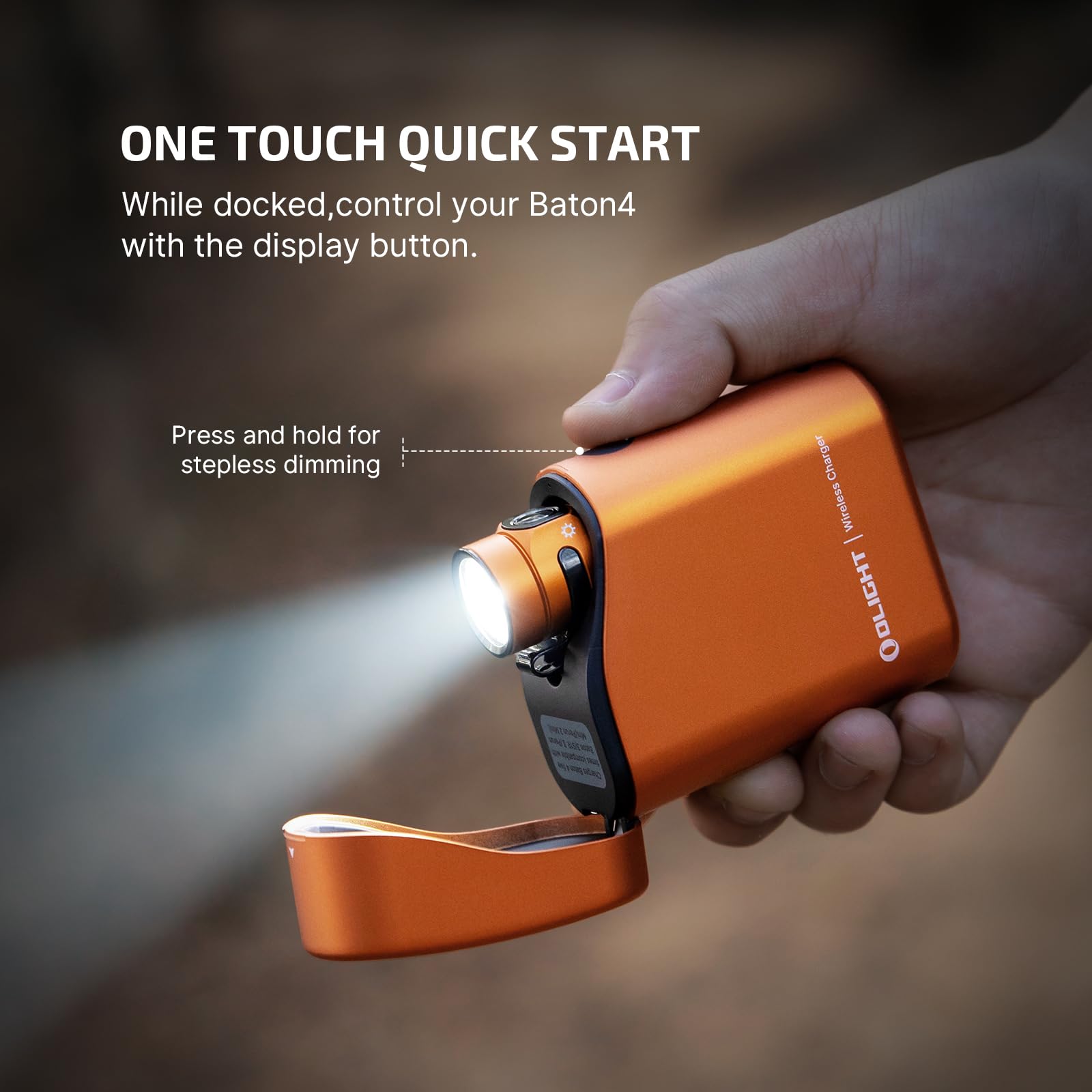 OLIGHT Baton4 Premium EDC beam reaches up to 170 meters for clear visibility