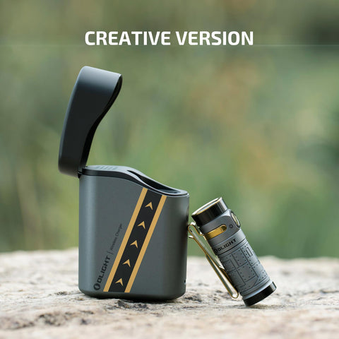 OLIGHT Baton4 Premium EDC flashlight compact carry for camping and emergencies.