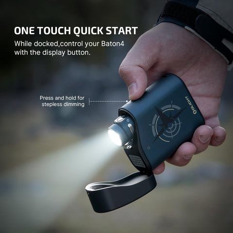 Magnet and two-way clip enable hands-free use on metal surfaces.