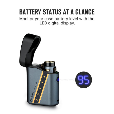 OLIGHT Baton4 Premium EDC flashlight includes safety lanyard to prevent drops.