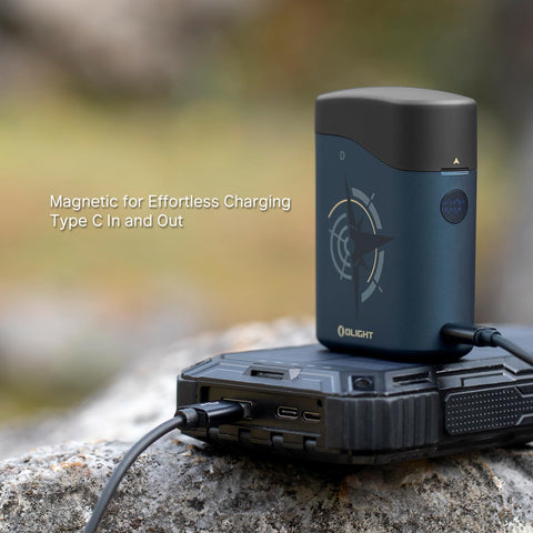 OLIGHT Baton4 side profile highlights compact, pocket-friendly design.