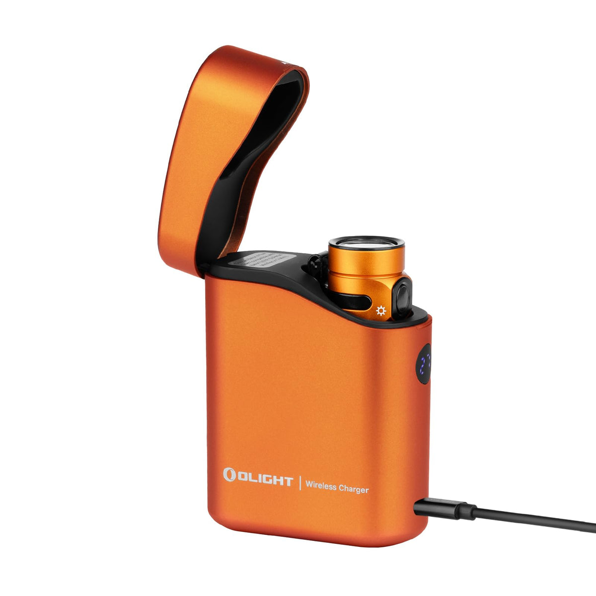 OLIGHT Baton4 Premium EDC front view showing compact power for daily carry