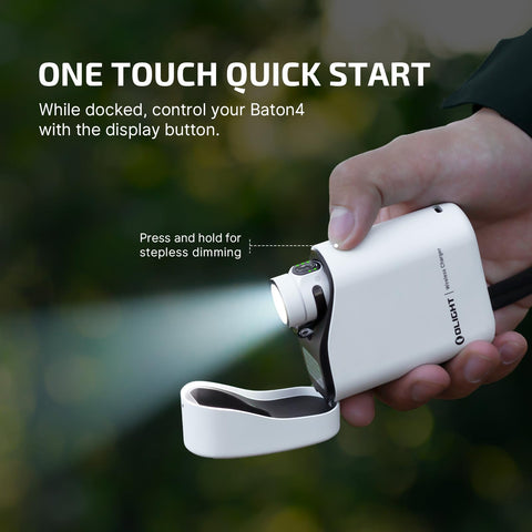 OLIGHT Baton4 Premium in an emergency scenario offering reliable light.