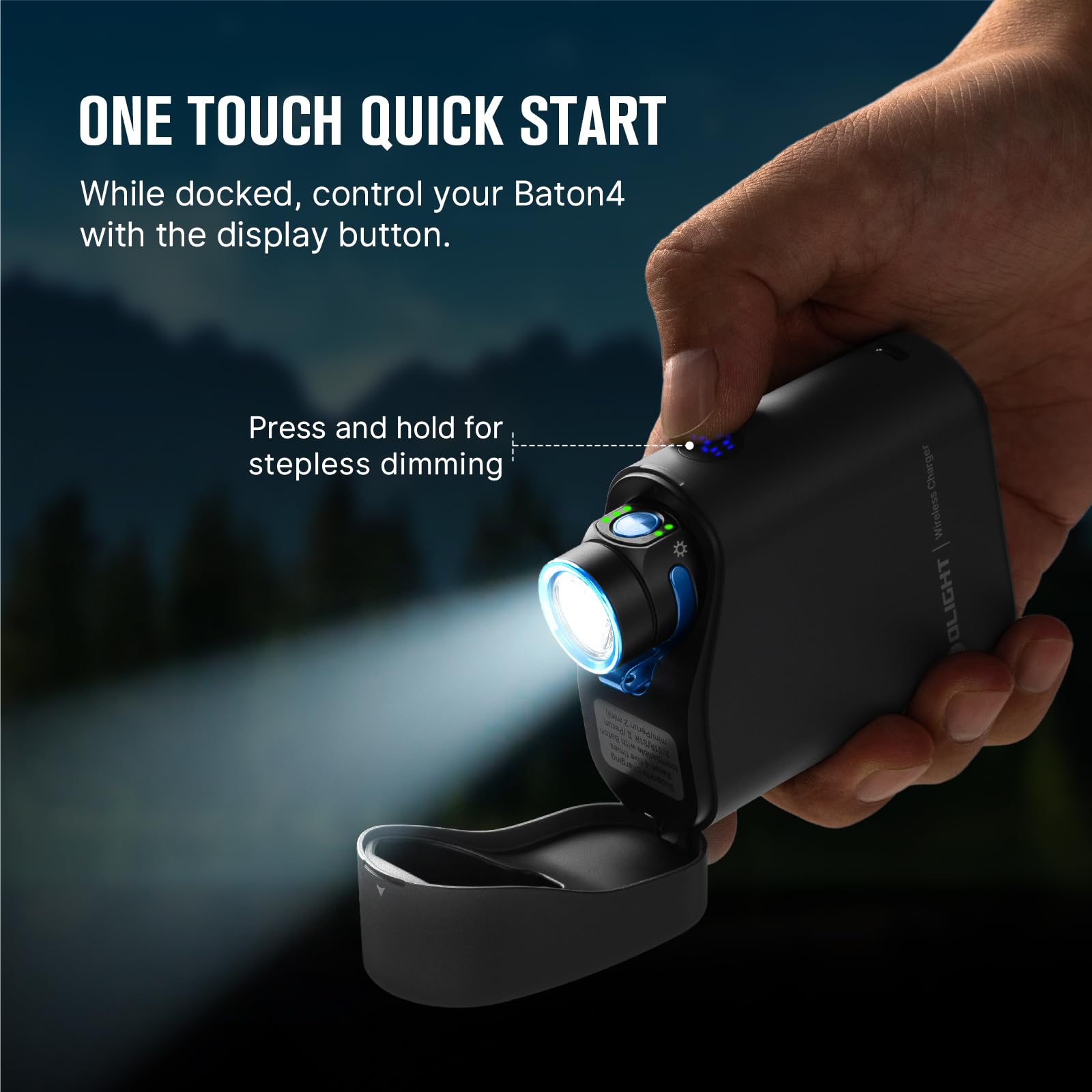 OLIGHT Baton4 six modes for flexible brightness control
