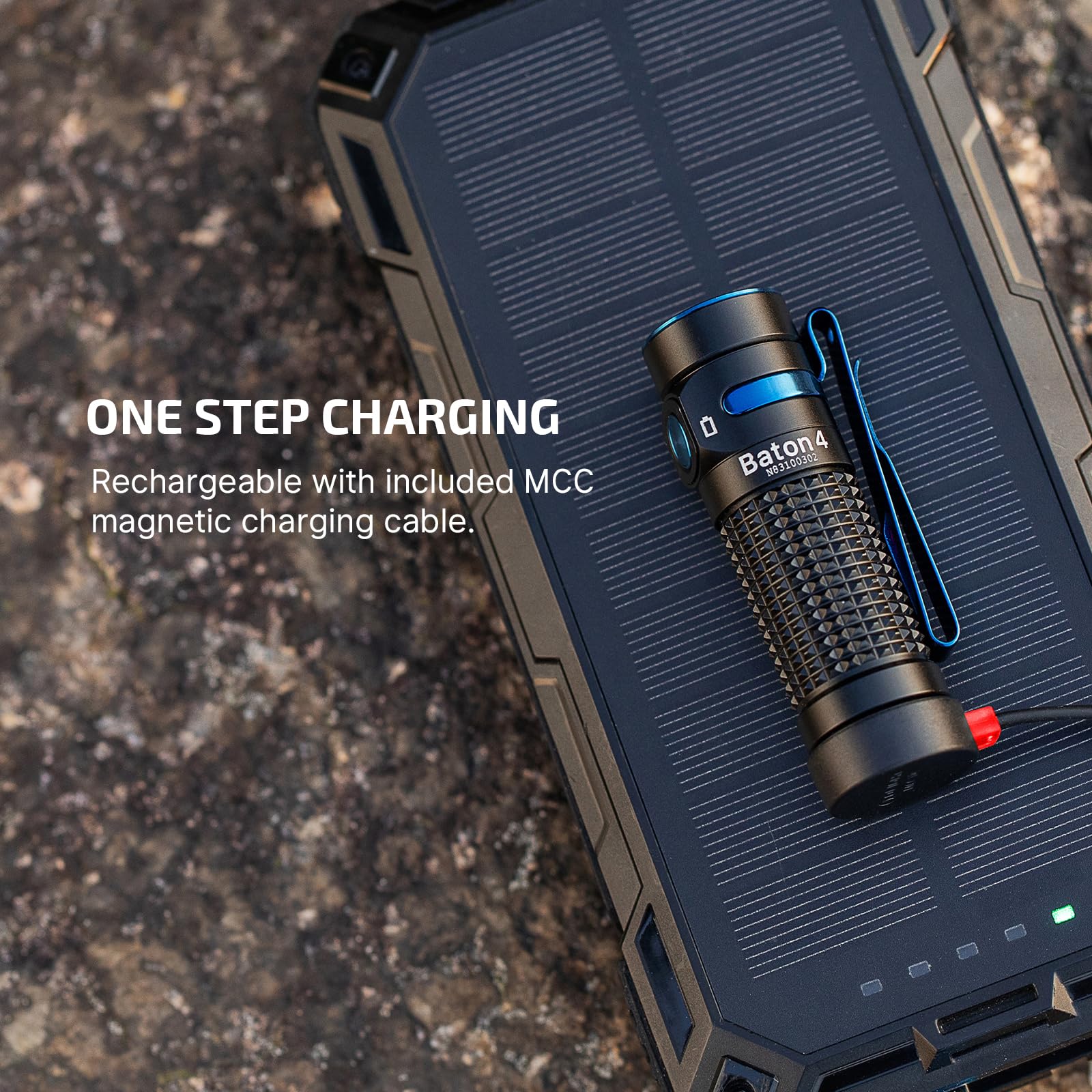 OLIGHT Baton4 offers six modes for versatile lighting including turbo and moonlight.