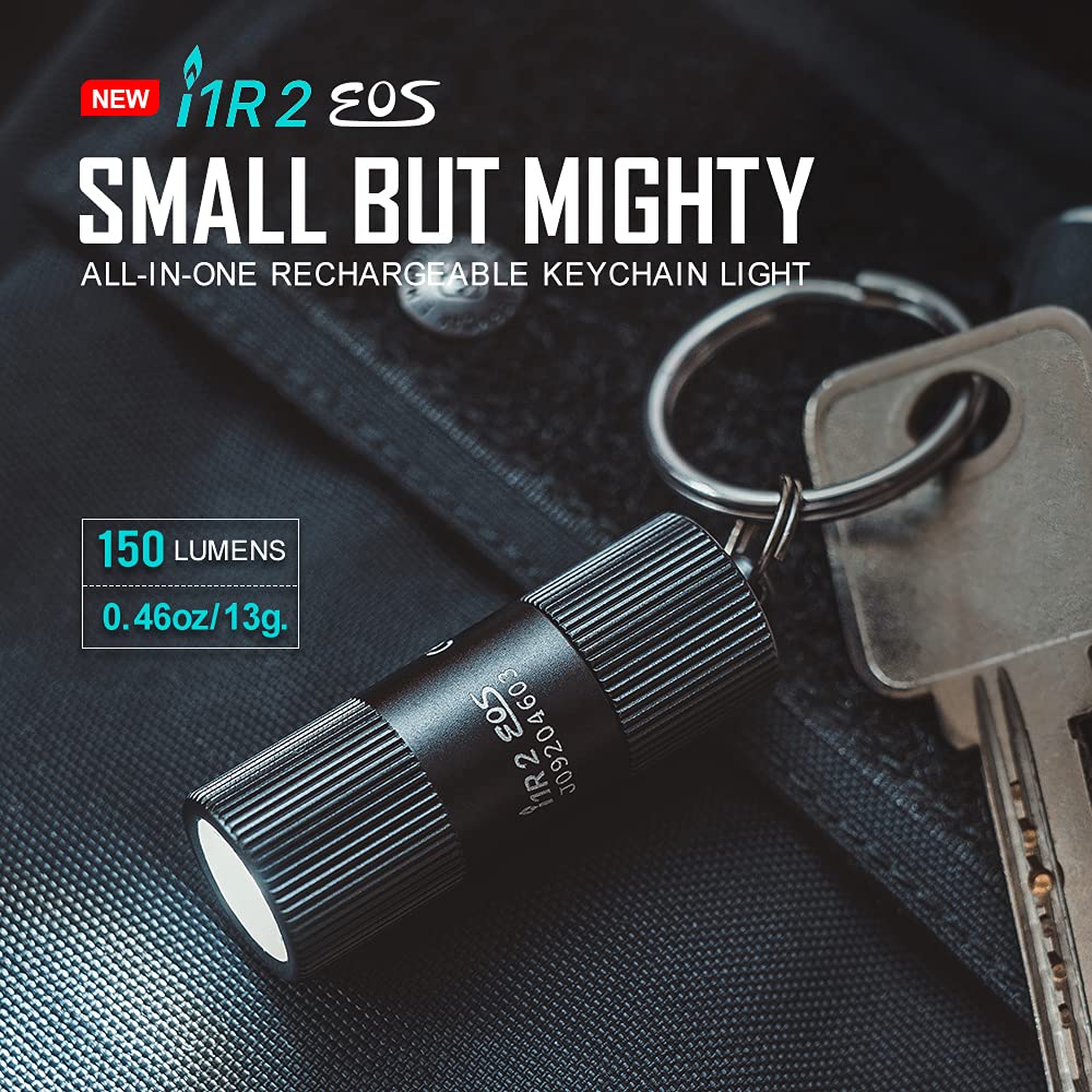 OLIGHT i1R 2 EOS 150-lumen beam for bright outdoor visibility