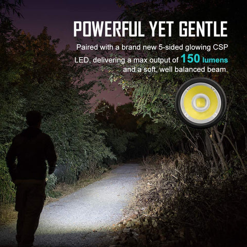 OLIGHT i1R 2 EOS twist-on/off control for simple one-handed use
