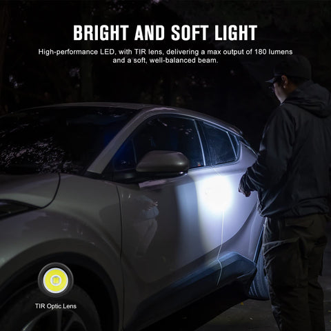 OLIGHT I1R 2 Pro EOS ultra-compact size fits pockets neatly
