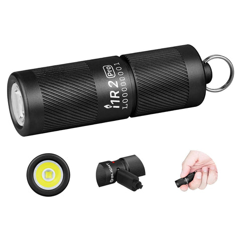 OLIGHT I1R 2 Pro EOS keychain light on keyring for everyday carry