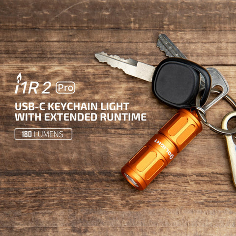 OLIGHT I1R 2 Pro EOS slim profile for discreet everyday carry.