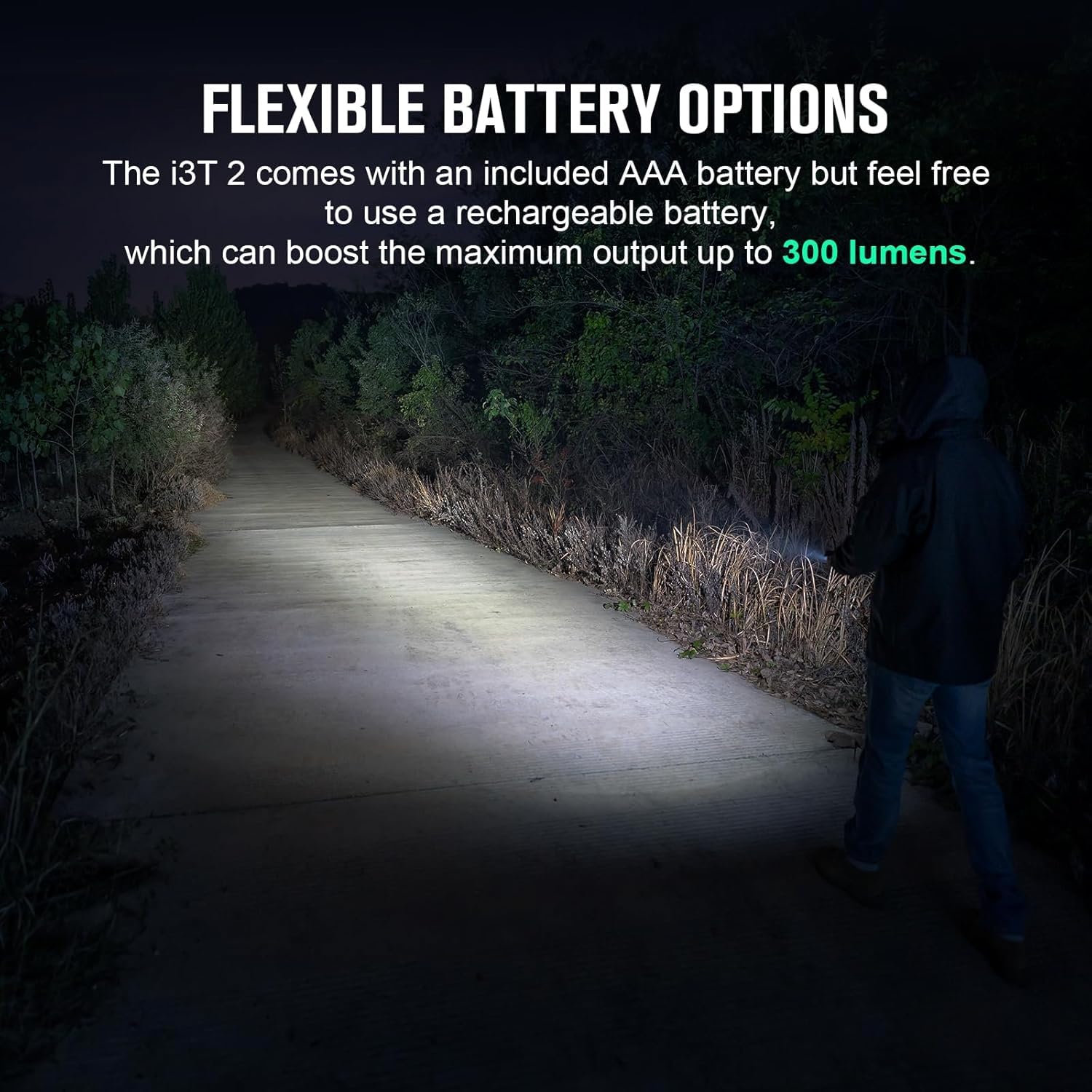 OLIGHT I3T 2 aaa battery compatibility for versatile power options.