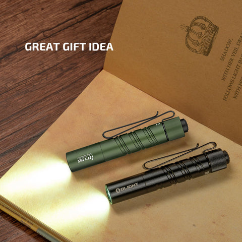 OLIGHT I3T 2 compact handheld design ideal for camping and hiking.