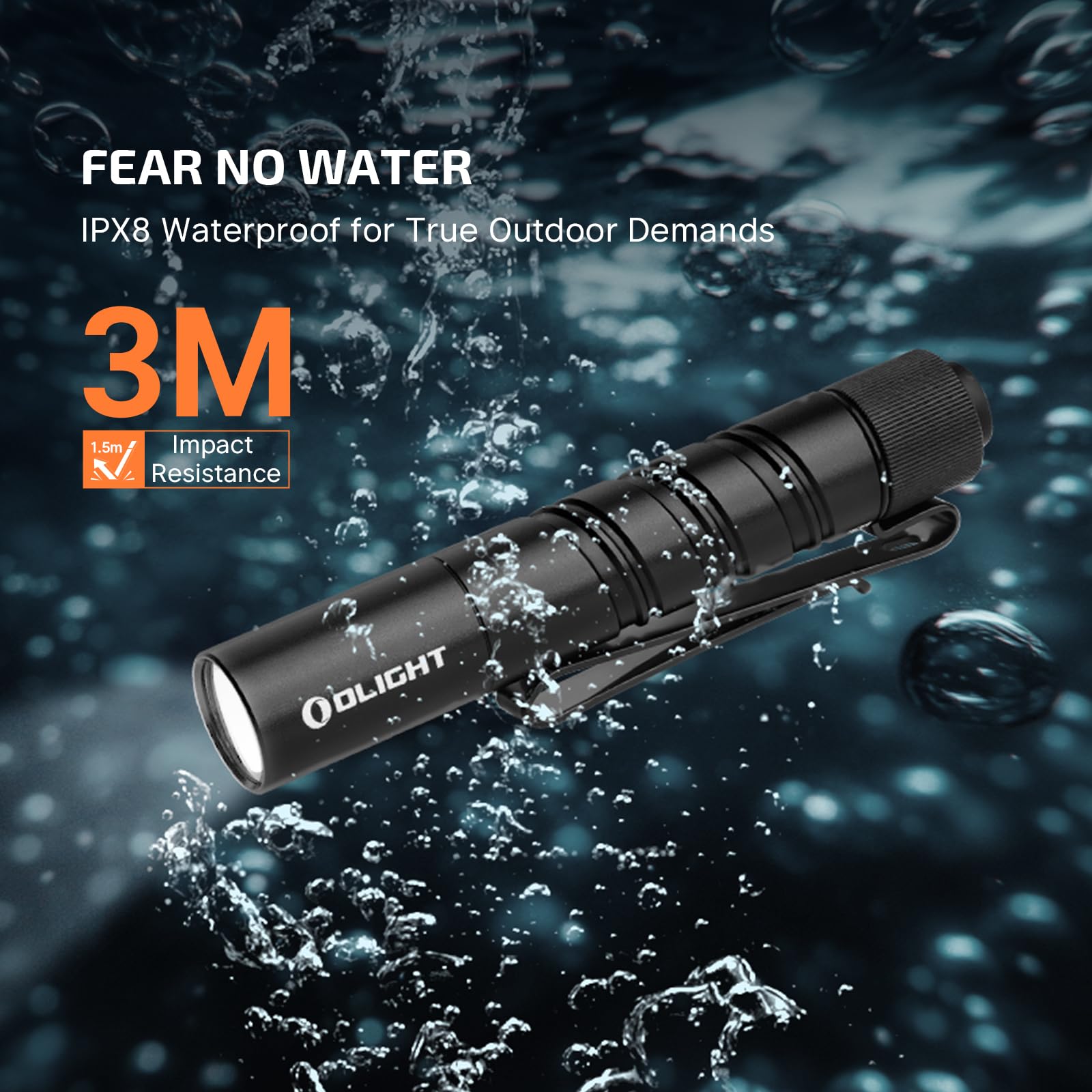 OLIGHT I3T 2 rechargeable-ready option boosts output when needed.