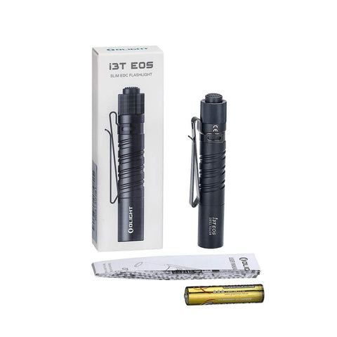 OLIGHT I3T EOS AAA battery power source, simple and reliable for daily use
