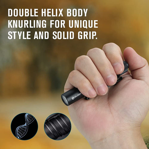 OLIGHT I3T EOS beam pattern highlights soft, balanced illumination for close tasks