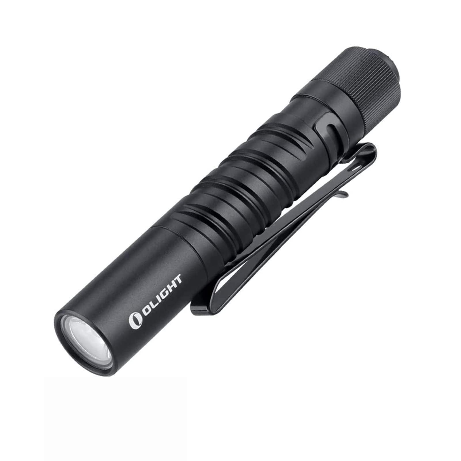 OLIGHT I3T EOS front view, compact EDC flashlight for quick everyday carry