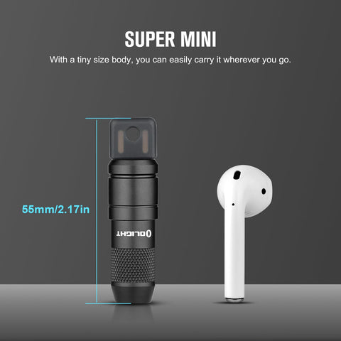 OLIGHT IMINI 2 lightweight aluminum shell designed for daily carry