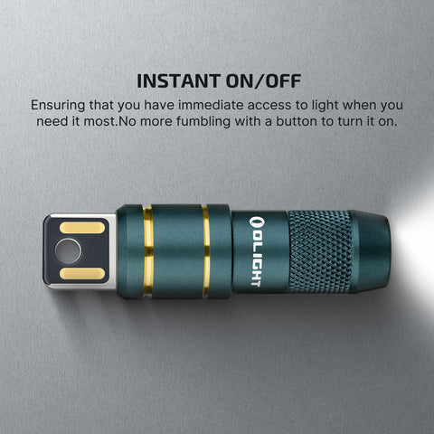 OLIGHT IMINI 2 instant activation with detachment cap for quick lighting