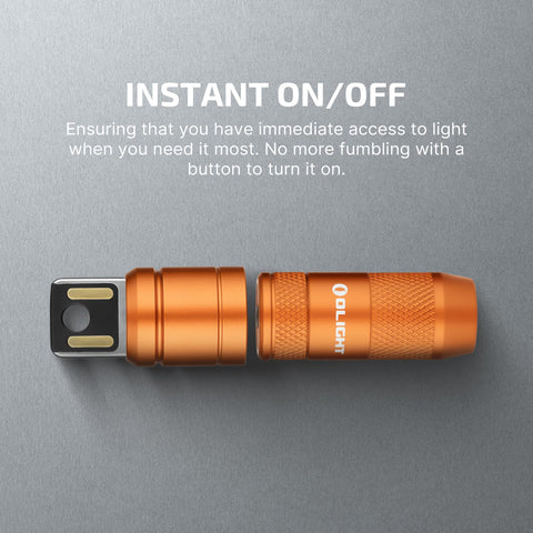 OLIGHT IMINI 2 magnetic base frees hands during small, daily tasks.