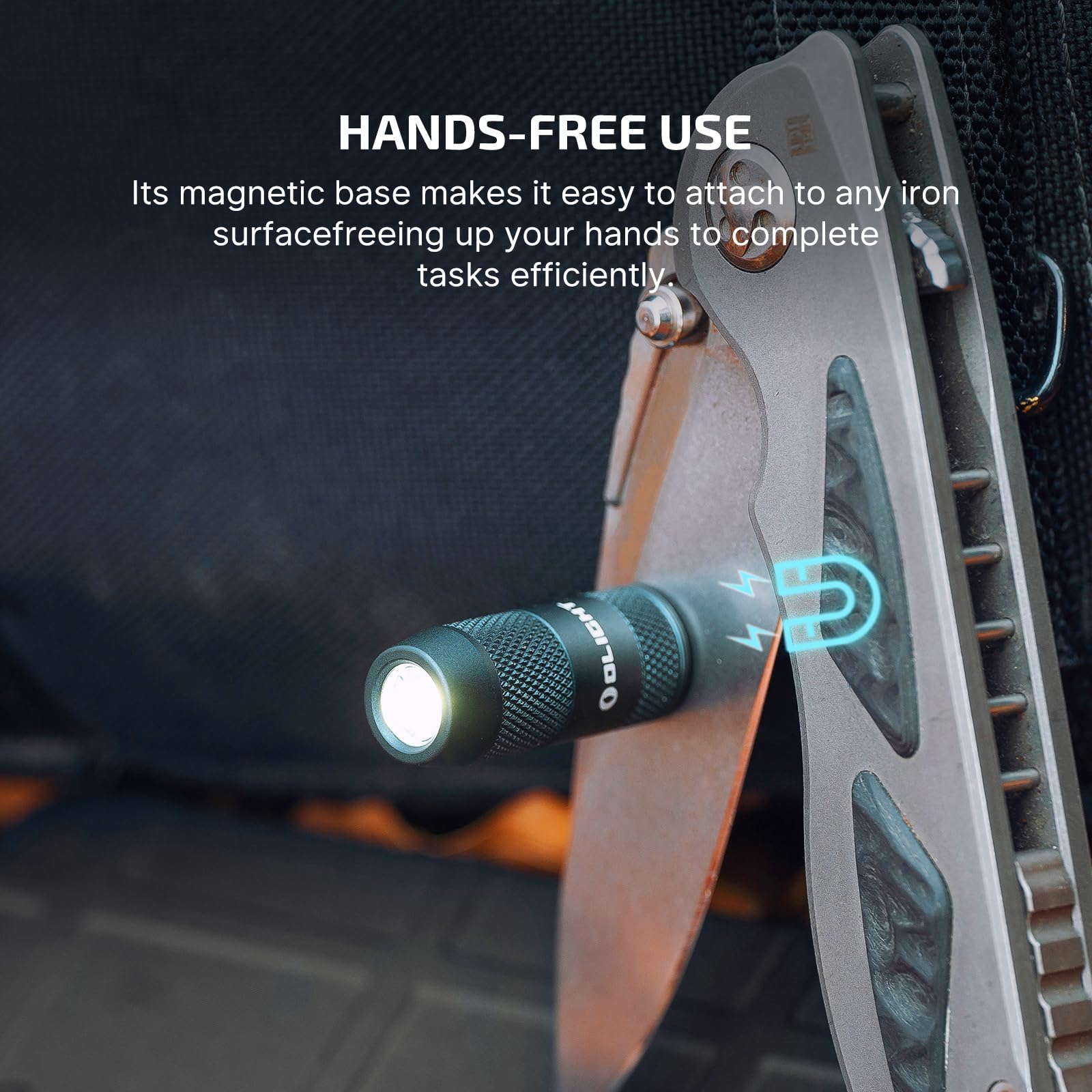 OLIGHT IMINI 2 rechargeable tail-port for fast USB charging