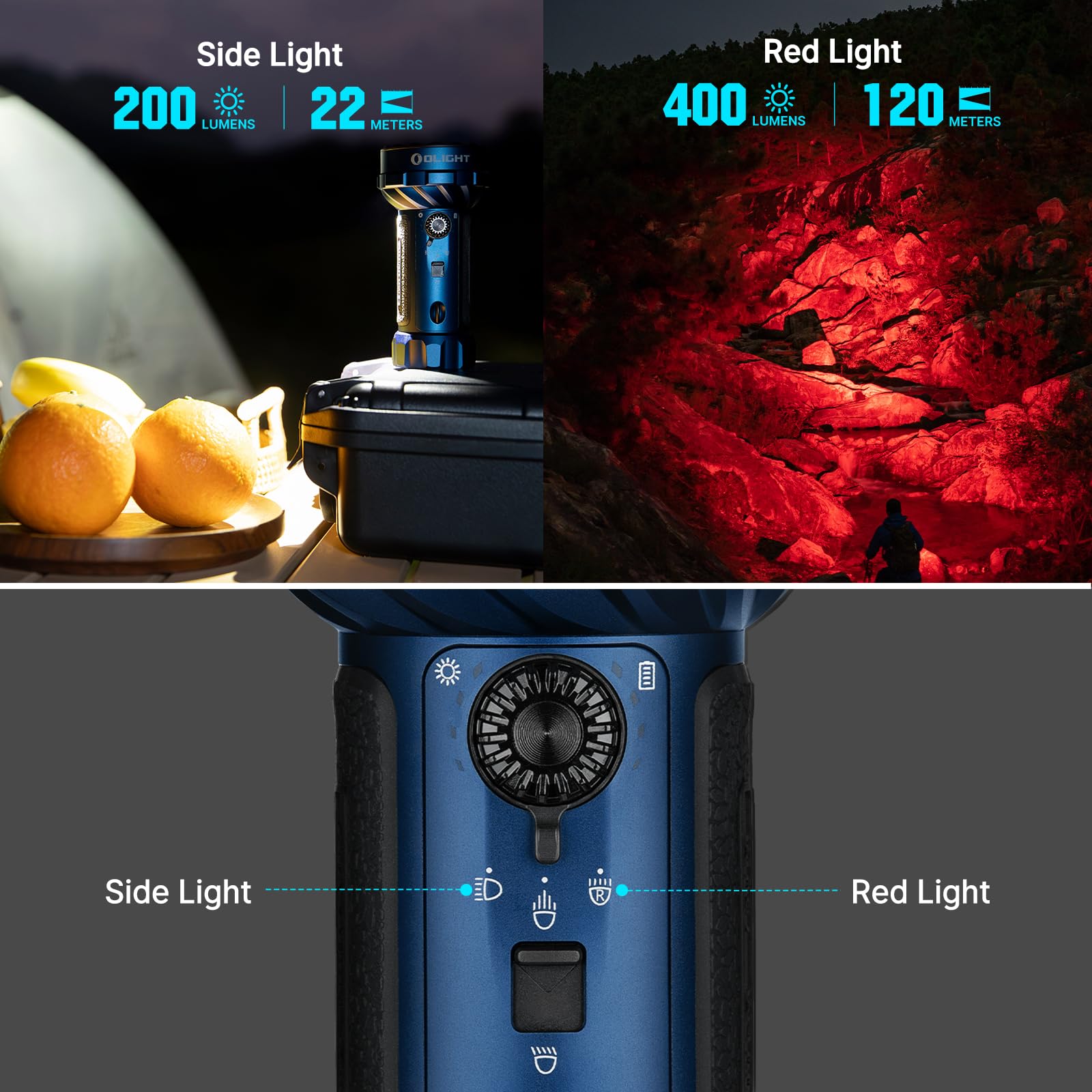 OLIGHT Marauder Mini 2 750m beam distance enables long-range spotting.