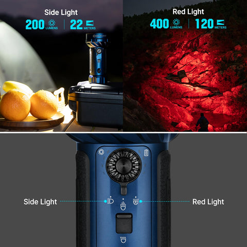 OLIGHT Marauder Mini 2 750m beam distance enables long-range spotting.