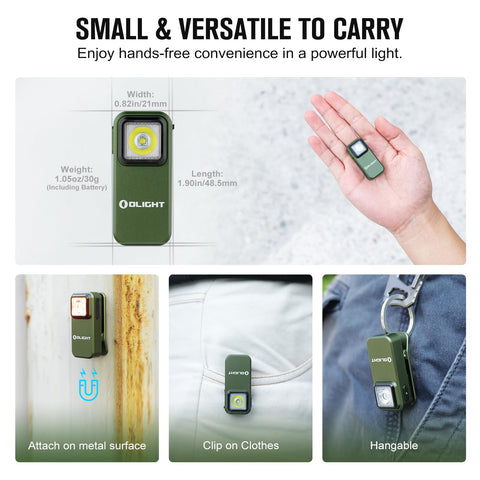 OLIGHT Oclip clip-on light design for easy attachment