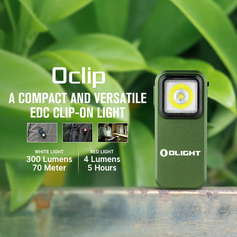 OLIGHT Oclip pocket-size EDC light for everyday use