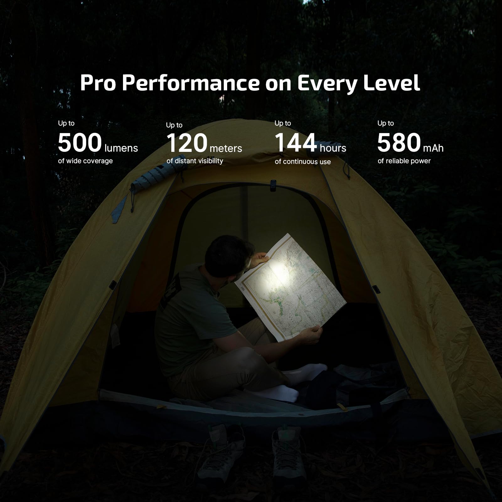 OLIGHT Oclip Pro 53 g compact frame fits in pockets for easy carry.