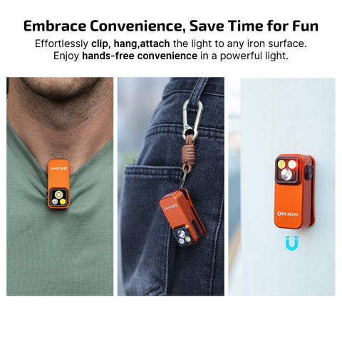 OLIGHT Oclip Pro compact clip design for everyday carry