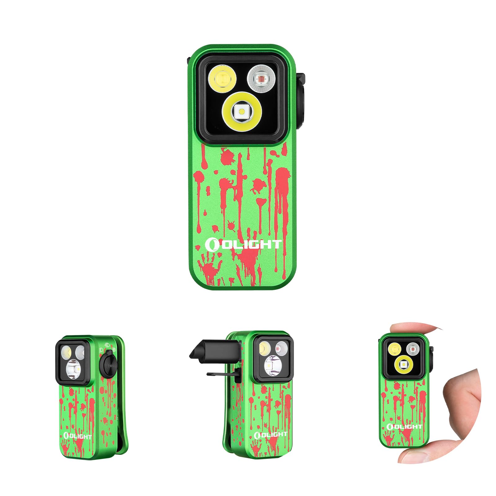 OLIGHT Oclip Pro floods space with 500 lumens for bright close tasks.