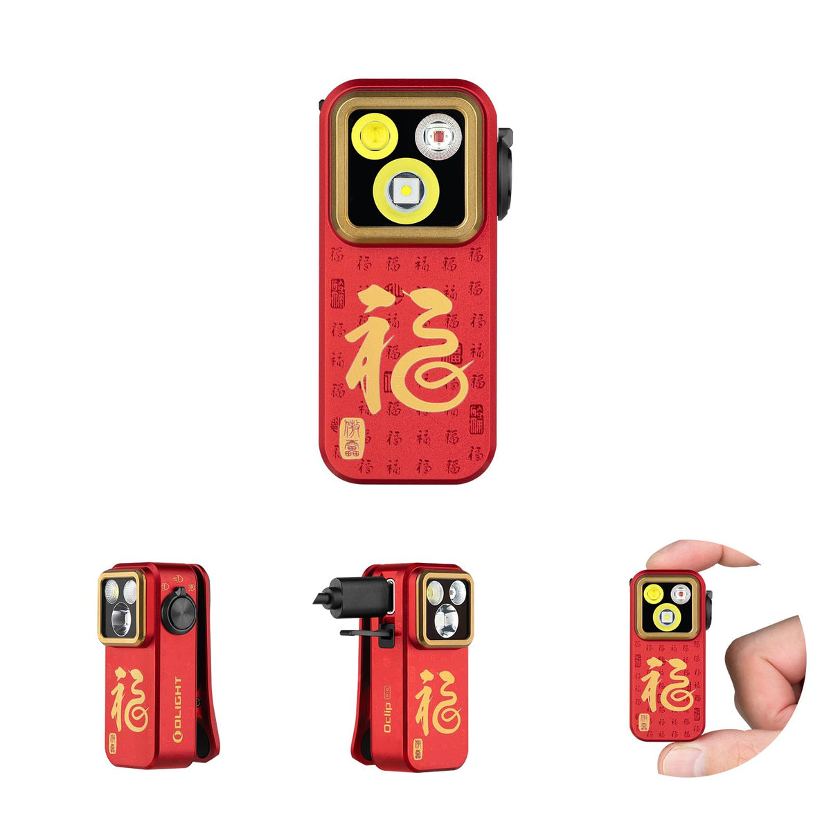 OLIGHT Oclip Pro floodlight 500 lm for broad, close-range illumination