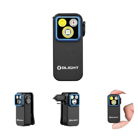 OLIGHT Oclip Pro floodlight at 500 lumens for wide-area visibility.