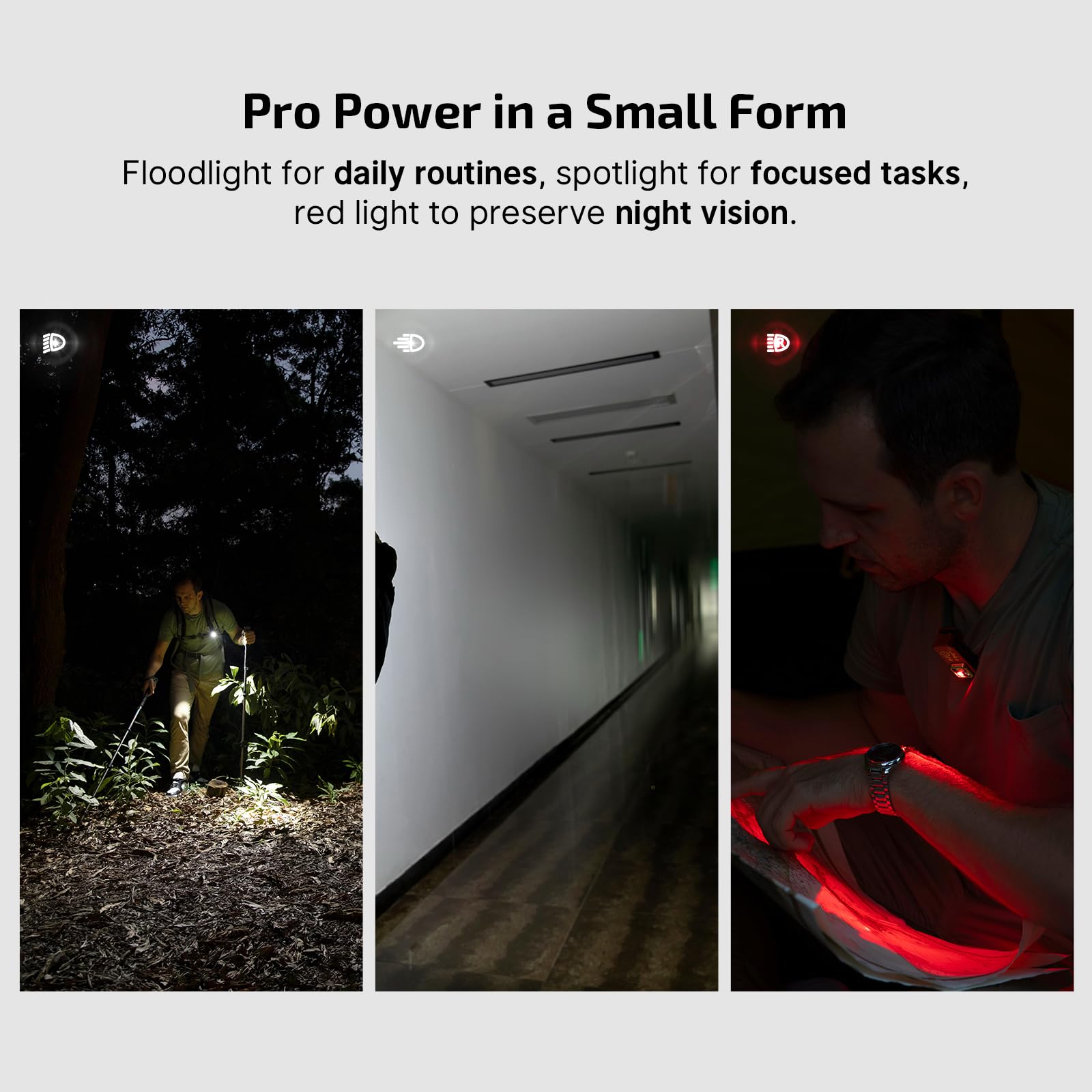 OLIGHT Oclip Pro spotlight 120 m reach for distant viewing