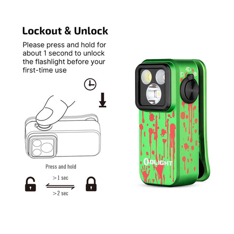 OLIGHT Oclip Pro USB-C charging for quick recharging on the go.