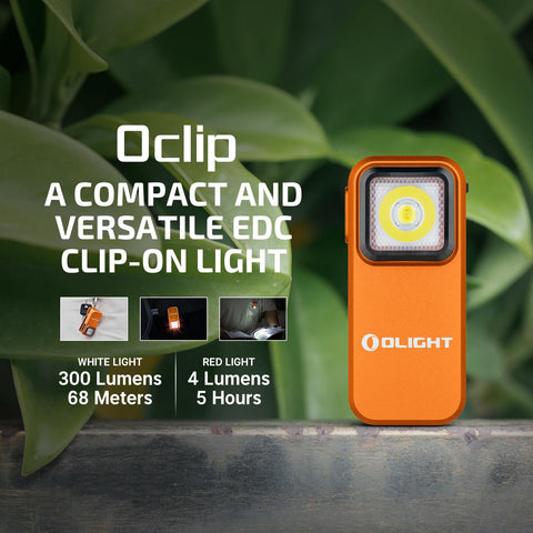 OLIGHT Oclip signaling tool in outdoor activities.