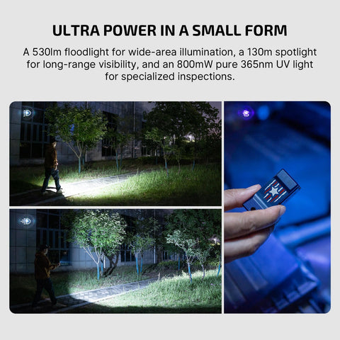 OLIGHT Oclip Ultra compact design for easy everyday carry.