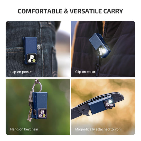OLIGHT Oclip Ultra Type-C charging for quick power