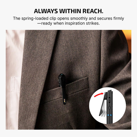 OLIGHT O'Pen 3 enhanced grip for secure hold