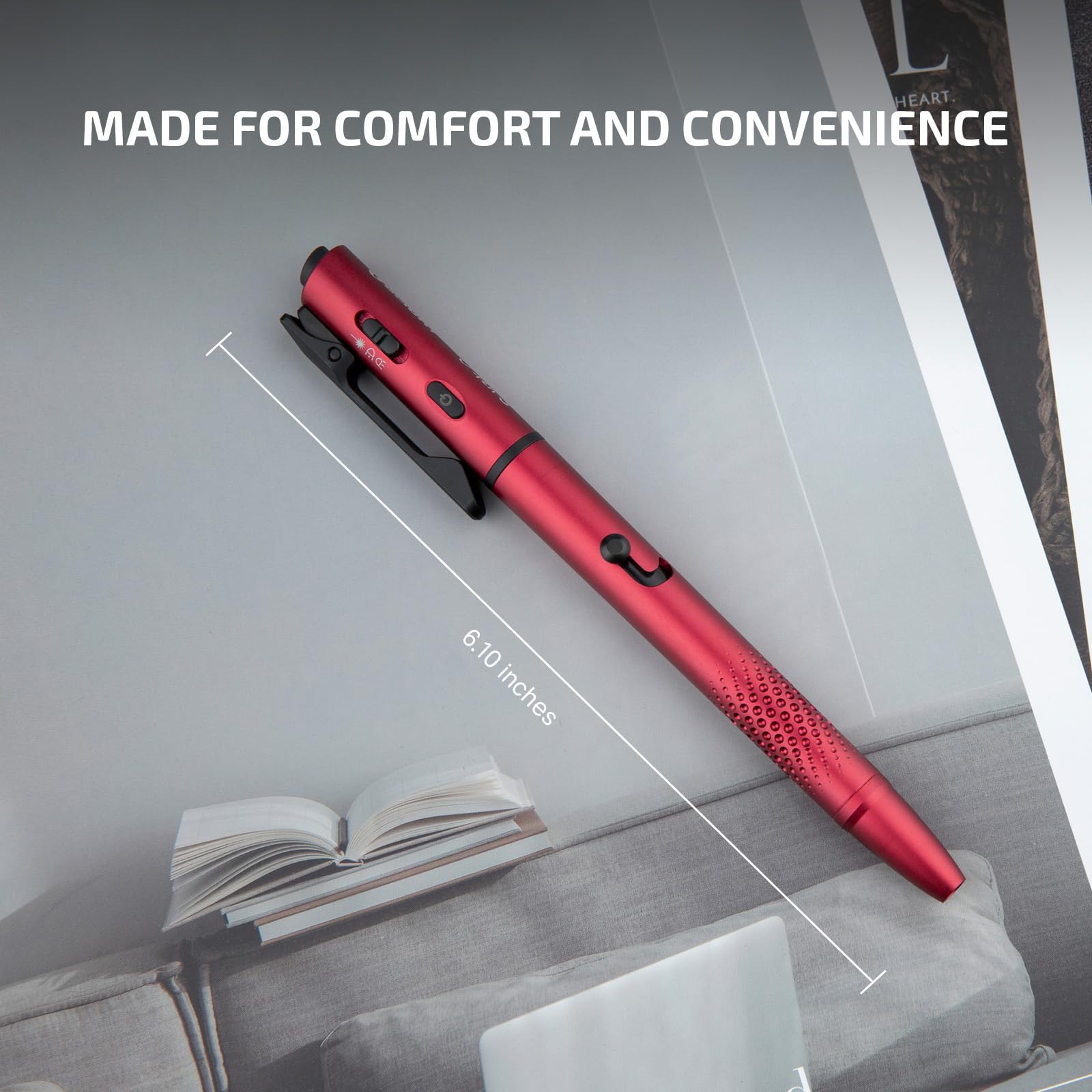 OLIGHT O'Pen 3 rugged aluminum body withstands daily use