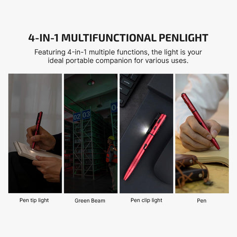 OLIGHT O'Pen 3 red light preserves night vision for late work
