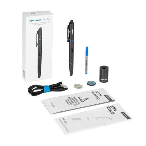 OLIGHT O'Pen Glow black variant suits professional gifts and executive use.