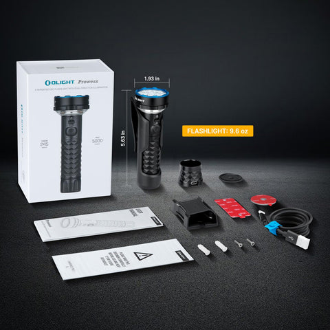 OLIGHT Prowess tripod work-light setup for elevated illumination.