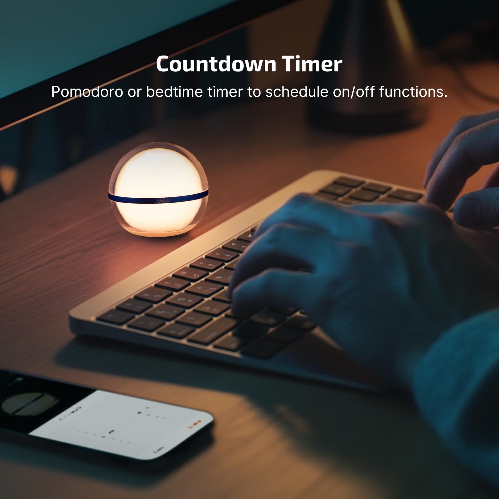 OLIGHT Sphere RGB colors for themed rooms