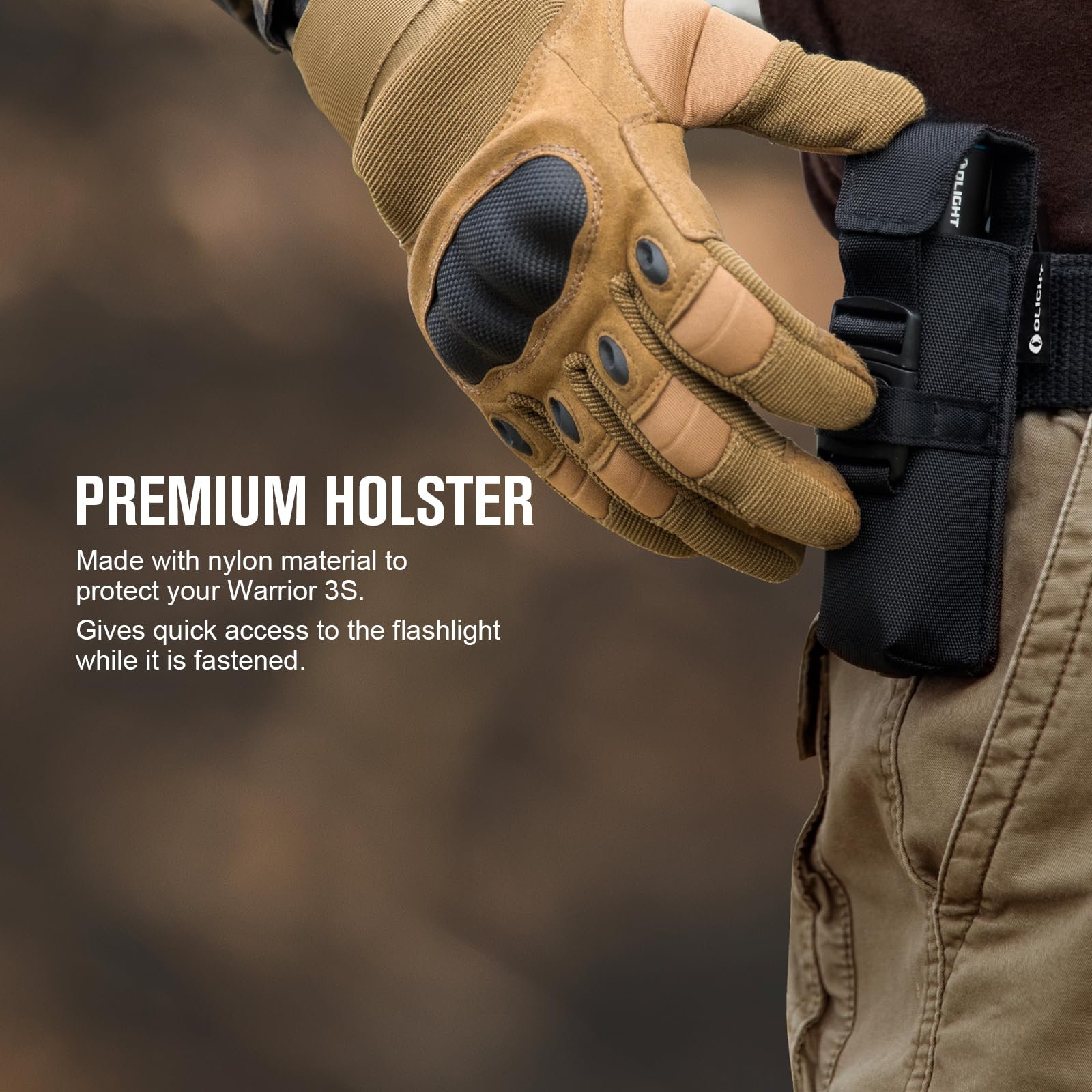 OLIGHT Warrior 3S MCC3 magnetic charging keeps recharging convenient.